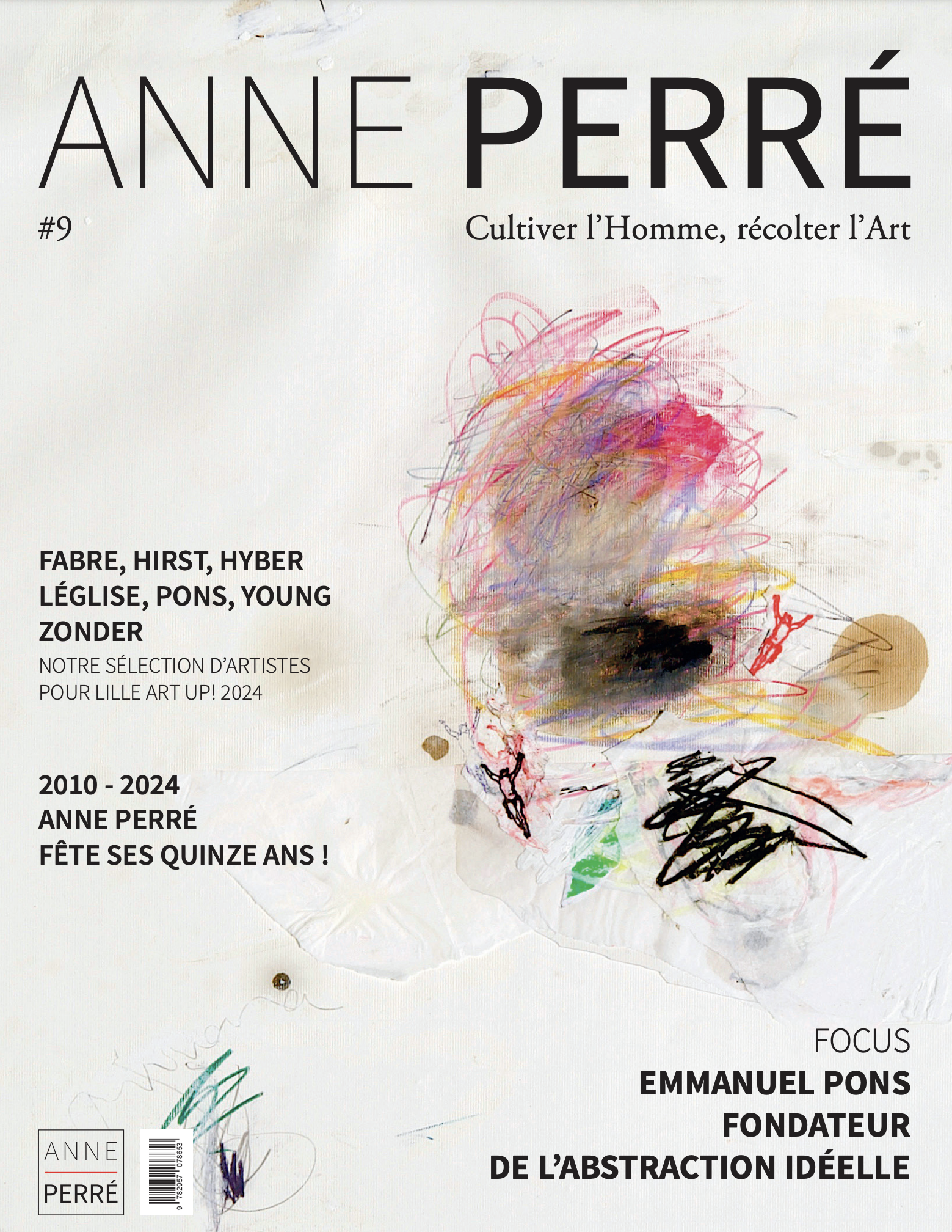 En couverture du nouveau magazine Anne Perré